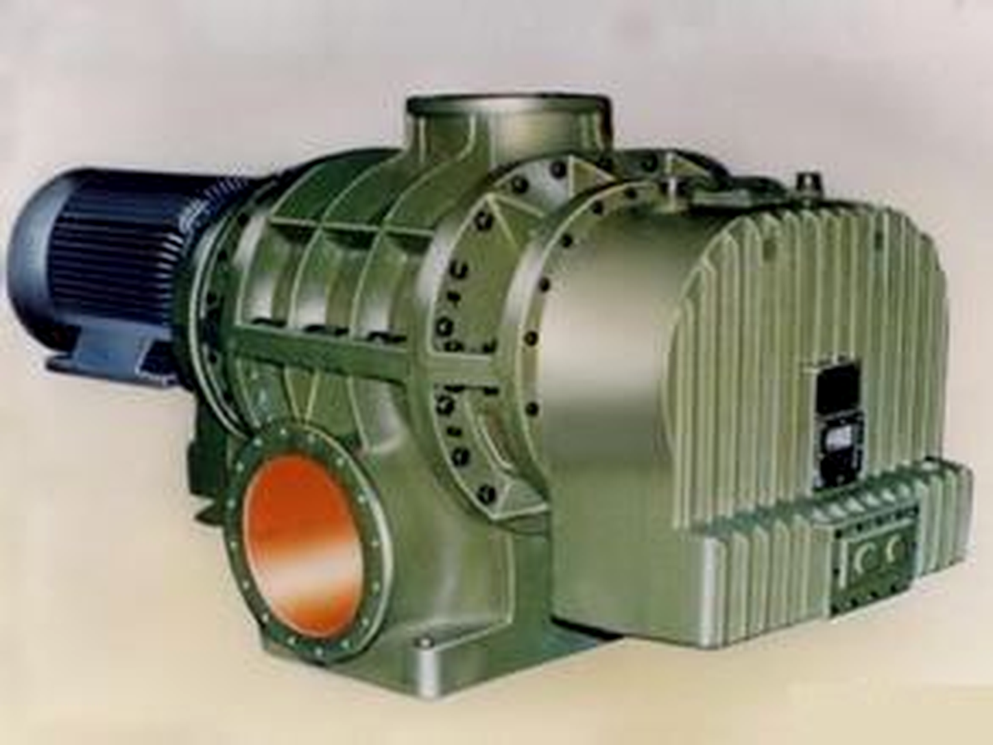 Industrial centrifugal fan and blower assembly shown for fan bearing review