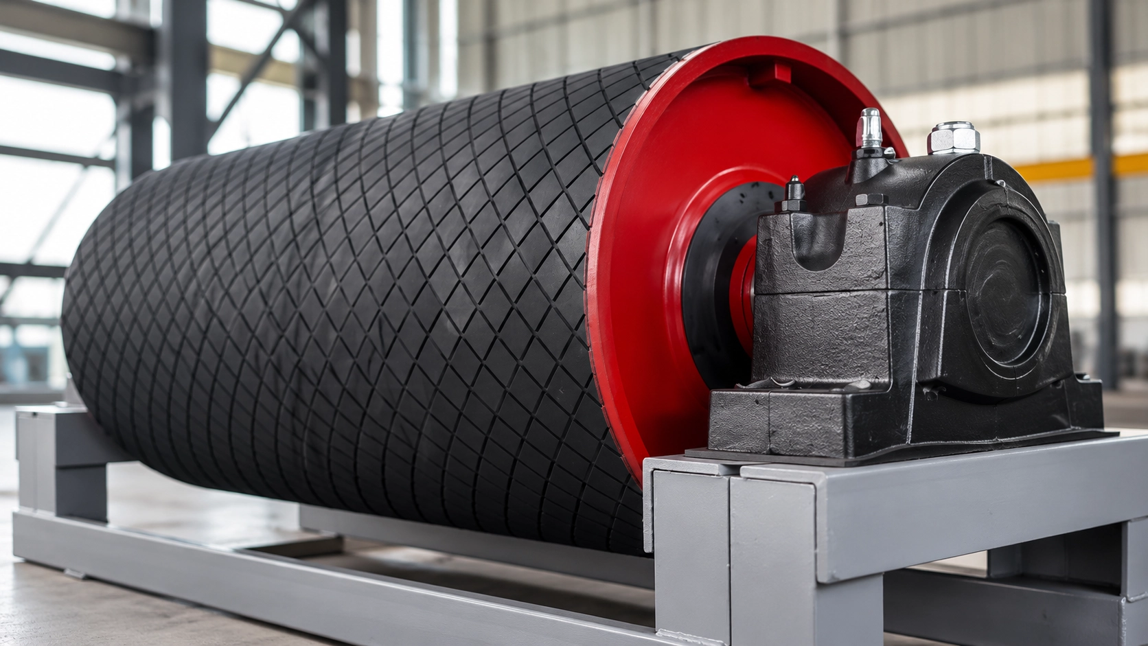 Mining conveyor and aggregate equipment shown for conveyor pulley bearing review