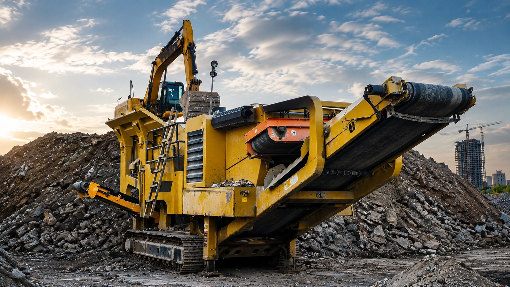 Mining crusher and aggregate equipment shown for crusher bearing application review