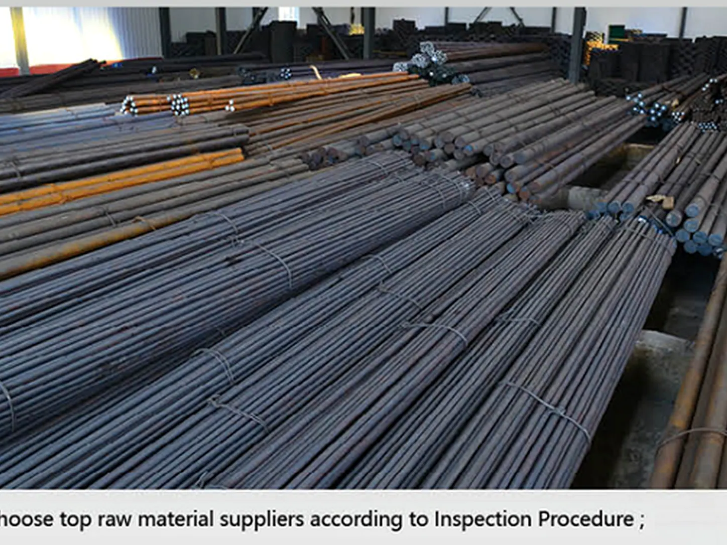 Bearing warehouse and shipping preparation for terms and conditions