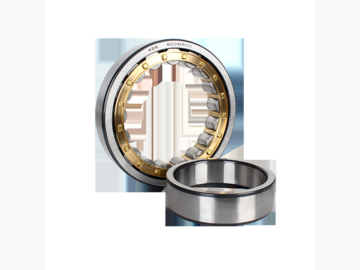 Cylindrical roller bearing with gearbox shaft components