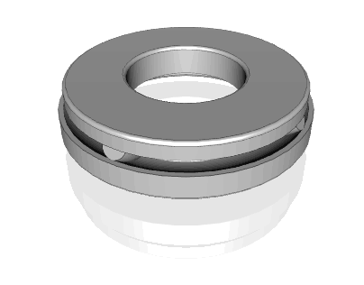 Spherical roller thrust bearing product image on a clean white background