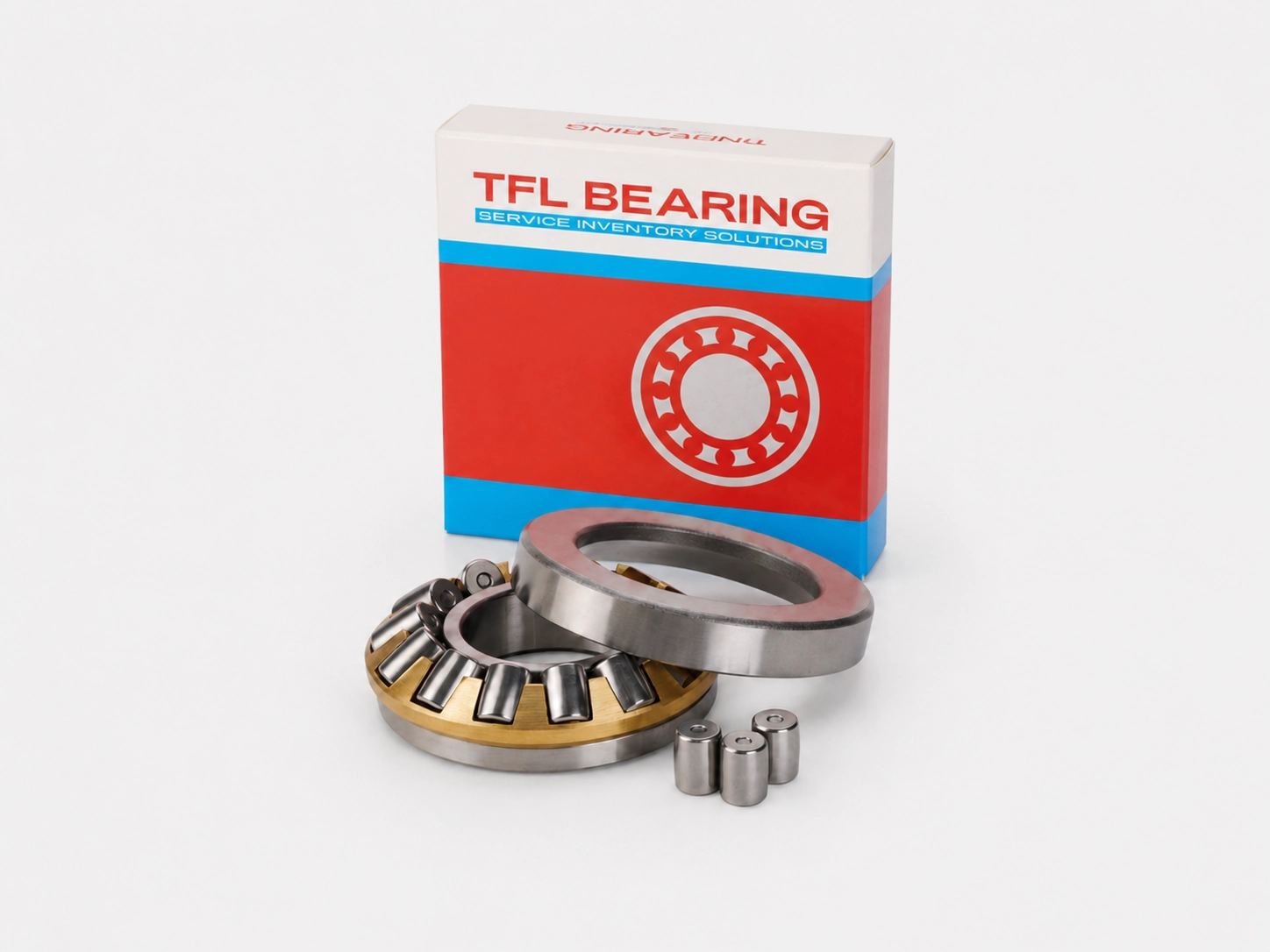 Spherical roller thrust bearing product image on a clean white background